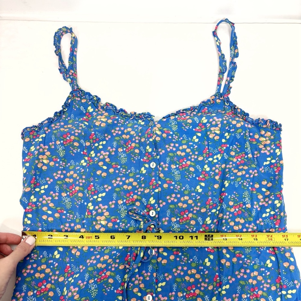 Rails Adalyn Midi Dress in Blue Citrus Grove Size L - Picture 8 of 9